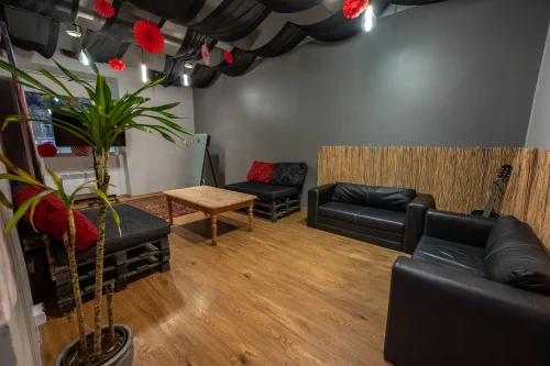 Sofas, tables, and chairs